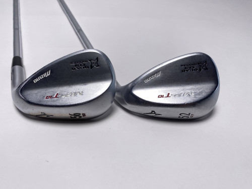 Mizuno MP T 10 White Satin Chrome Wedge Set 52* 7 | 56* 10 DG X100 Mens RH, 1 of 12 Mizuno MP T 10 White Satin Chrome Wedge Set 52* 7 | 56* 10 DG X100 Mens RH, 1 of 12