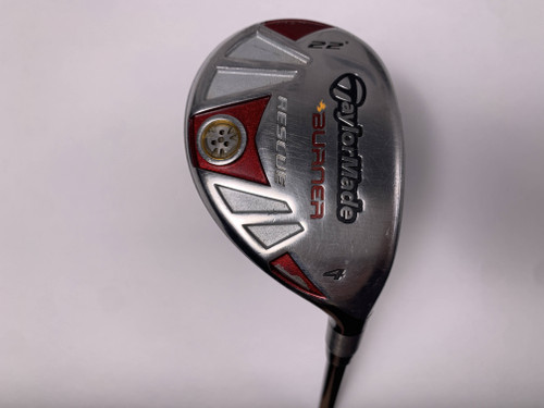 TaylorMade Burner Rescue 4 Hybrid 22* REAX SuperFast 65g Stiff Graphite Mens RH, 1 of 12