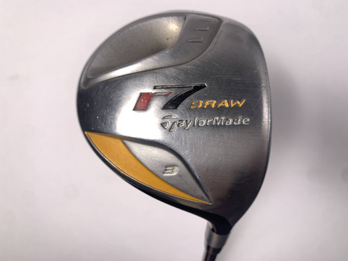 TaylorMade R7 Draw 3 Fairway Wood 15* REAX 55g Stiff Graphite Mens RH, 1 of 12