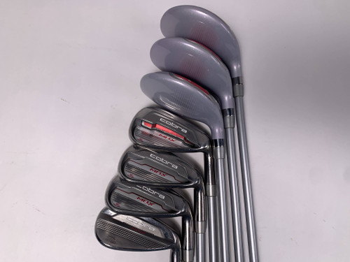 Cobra MAX Hybrid Iron Set 4-PW+SW Max 50g Ladies Graphite Womens RH, 1 of 12