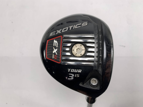 Tour Edge Exotics EX9 Tour 3 Fairway Wood 15* Aldila Rogue 70S Stiff Mens RH, 1 of 12