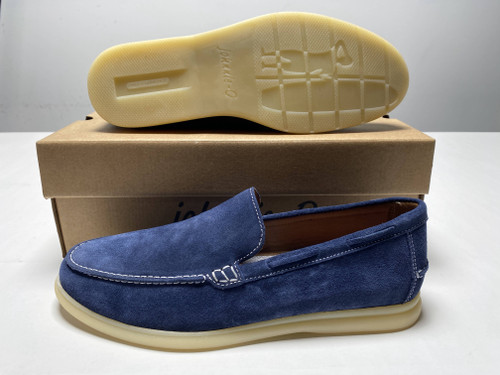 Johnnie-O Malibu Moccassin 2.0 Casual Shoes Blue Men's SZ 9 (JMFW1700), 1 of 12