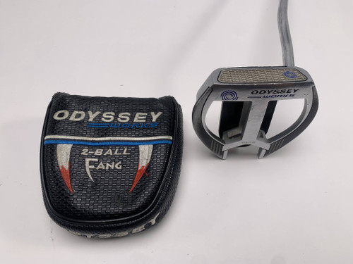 Odyssey Works Versa 2-Ball Fang Putter 35" Mens RH HC, 1 of 12