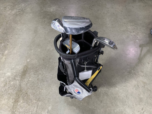 U.S Kids WT-10 Ultralight Club Set 3W 6&8i PW Putter 63" Yellow JR RH +Bag Dents, 1 of 12