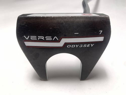 Used Odyssey Versa #7 Black White Black Golf Putters | StickHawk