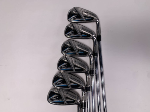 TaylorMade SIM MAX Iron Set 5-PW KBS Max 85g Stiff Steel Mens RH, 1 of 12