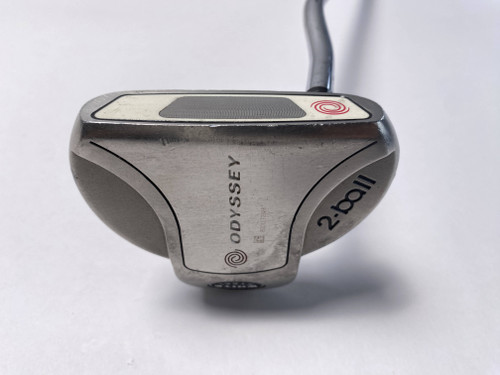Odyssey White Steel 2-Ball Putter 34" Mens RH, 1 of 12
