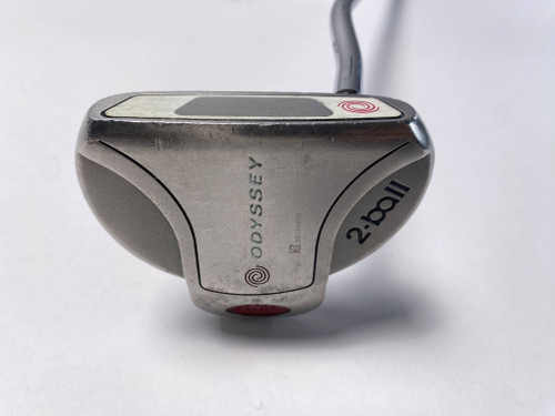 Odyssey White Steel 2-Ball Putter 35" Mens RH, 1 of 12