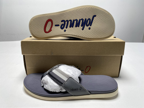 Johnnie-O Boardwalk Sandal Shoes Gray Men's SZ 9 (JMFW1060), 1 of 12