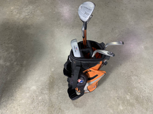U.S. Kids UL-24 Club Set 3W 6 & 8 PW Putter KidPower 51-35 Junior RH +Bag Dent, 1 of 12