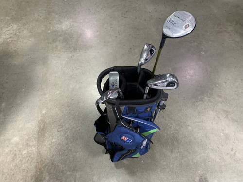 U.S, Kids WT-15 Club Set 3W 6 & 8 PW Putter Ultralight 57" Green Junior LH +Bag, 1 of 12 U.S, Kids WT-15 Club Set 3W 6 & 8 PW Putter Ultralight 57" Green Junior LH +Bag, 1 of 12