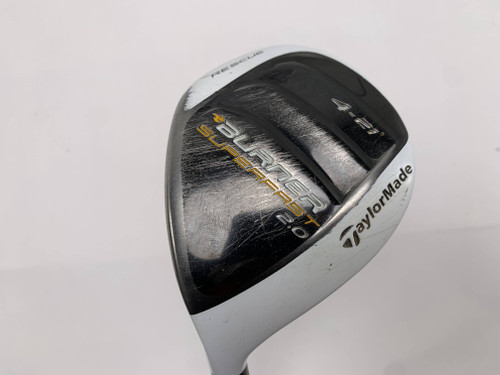TaylorMade Burner Superfast 2.0 4 Hybrid 21* REAX 60g Regular Graphite Mens LH, 1 of 12