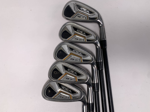 Adams Idea A7 Iron Set 5-PW UST Mamiya ProForce Regular Graphite Mens RH- No 9i, 1 of 12 Adams Idea A7 Iron Set 5-PW UST Mamiya ProForce Regular Graphite Mens RH- No 9i, 1 of 12