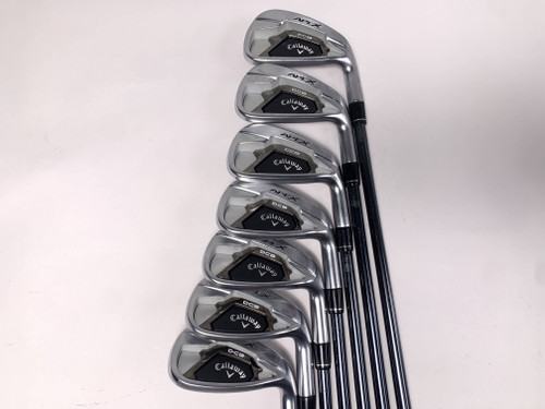 Callaway Apex DCB 21 Iron Set 4-PW UST Mamiya Recoil Dart F2 Senior RH, 1 of 12