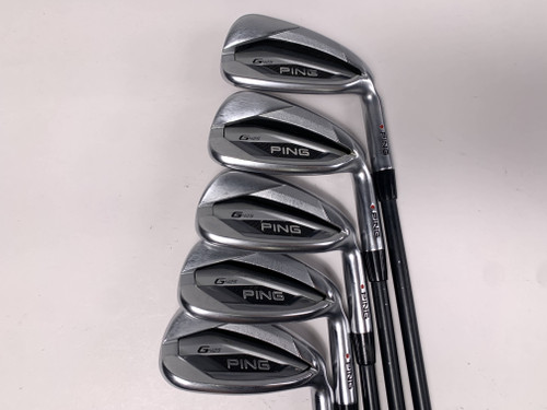 Ping G425 Iron Set 7-PW+GW Red Dot 1* Flat AWT 2.0 Black Regular Steel Mens RH, 1 of 12