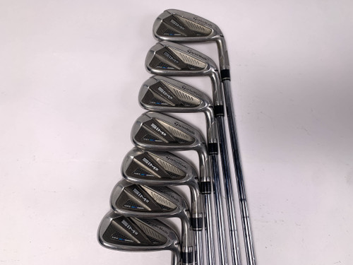 TaylorMade SIM2 MAX Iron Set 5-PW KBS Tour 120 Stiff Steel Mens RH, 1 of 12
