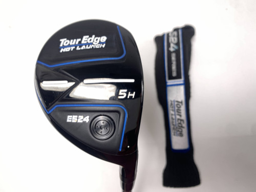 Tour Edge Hot Launch E524 5 Hybrid 25* Aldila Ascent Blue 55R 55g Regular RH HC, 1 of 12