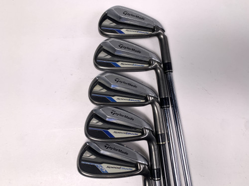 TaylorMade Speedblade Iron Set 5-9 Matrix 65g Regular Graphite Mens RH, 1 of 12