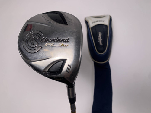 Cleveland Launcher FL 3 Fairway Wood 15* C.Kua 43S Flex 8722 Stiff RH HC, 1 of 12