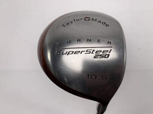 TaylorMade Supersteel 250 Driver 10.5* Bubble R-80 Regular Graphite Mens RH Dent, 1 of 12