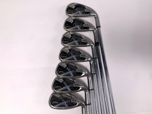 Callaway X-22 Iron Set 4-PW Uniflex Steel Mens RH, 1 of 12