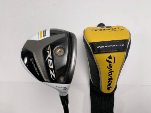 TaylorMade RocketBallz Stage 2 Tour 3 Fairway Wood 14.5* Rocketfuel Stiff RH HC, 1 of 12