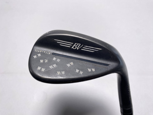 Titleist Vokey SM9 Jet Black Sand Wedge SW 54* 12 Bounce D-Grind Wedge Mens RH, 1 of 12