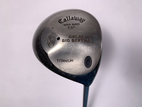Callaway Big Bertha Warbird Driver 7.5* BB UL Firm Graphite Mens RH, 1 of 12