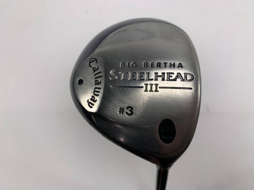 Callaway Steelhead III 3 Fairway Wood 15* System III Regular Graphite Mens RH, 1 of 12 Callaway Steelhead III 3 Fairway Wood 15* System III Regular Graphite Mens RH, 1 of 12