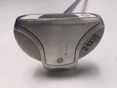 Odyssey White Steel 2-Ball Center Shaft Putter 34.75" Mens RH, 1 of 12 Odyssey White Steel 2-Ball Center Shaft Putter 34.75" Mens RH, 1 of 12