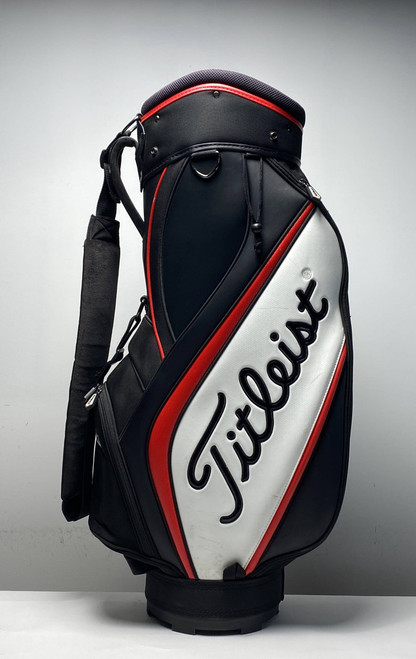 Titleist AP 714 Staff Bag/Red/White Black 6-Way Divide Single Strap Golf Bag, 1 of 12