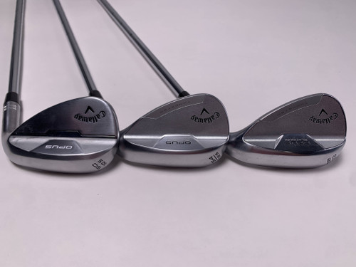 Callaway Opus Platinum Chrome Wedge Set 50* 10 | 54* 12 | 58* 10 DG S400 Mens RH, 1 of 12