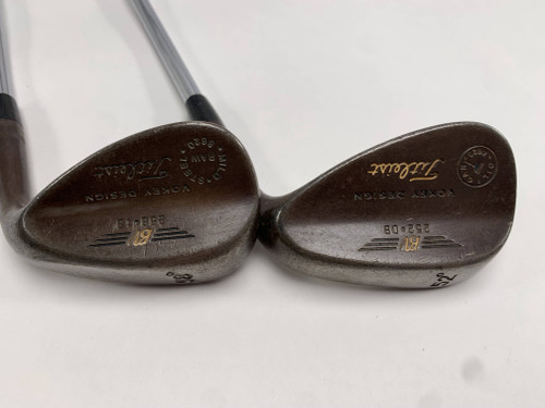 Titleist Vokey Oil Can Wedge Set 52* 6 | 58* 12 DG Wedge Steel Mens RH, 1 of 12 Titleist Vokey Oil Can Wedge Set 52* 6 | 58* 12 DG Wedge Steel Mens RH, 1 of 12