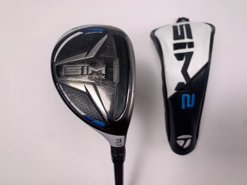 TaylorMade SIM MAX 3 Hybrid 19* Mitsubishi Chemical Bassara 60x5ct Mens RH HC, 1 of 12