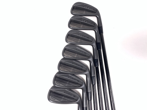 Cobra KING Tour Black 2025 Iron Set 4-PW KBS $-Taper 120 Stiff Steel Mens RH, 1 of 12