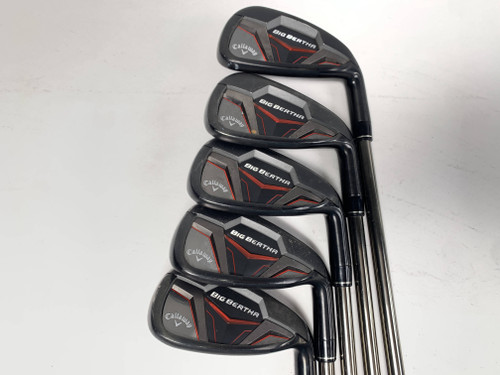 Callaway Big Bertha 2019 Iron Set 7-PW+GW UST Mamiya Recoil ESX 460 F2 Senior RH, 1 of 12 Callaway Big Bertha 2019 Iron Set 7-PW+GW UST Mamiya Recoil ESX 460 F2 Senior RH, 1 of 12