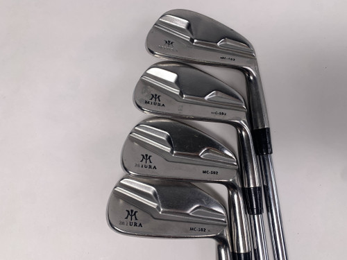 Miura MC-502 Iron Set 7-PW OBAN CT-115 Stiff Steel Mens RH, 1 of 12 Miura MC-502 Iron Set 7-PW OBAN CT-115 Stiff Steel Mens RH, 1 of 12