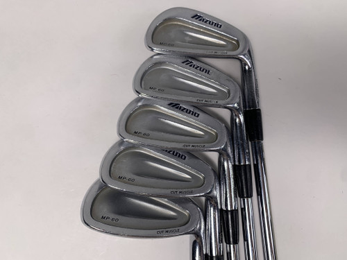 Mizuno MP 60 Iron Set 6-PW True Temper Dynamic Gold S300 Stiff Steel Mens RH, 1 of 12 Mizuno MP 60 Iron Set 6-PW True Temper Dynamic Gold S300 Stiff Steel Mens RH, 1 of 12