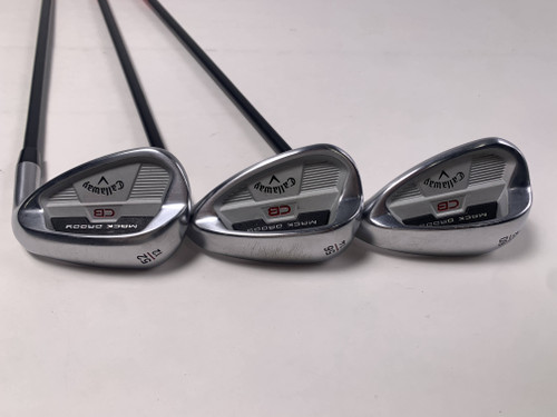 Callaway Mack Daddy CB Wedge Set 52* | 12 56* 14 | 60* 12 KBS Hi-Rev G Mens RH, 1 of 12 Callaway Mack Daddy CB Wedge Set 52* | 12 56* 14 | 60* 12 KBS Hi-Rev G Mens RH, 1 of 12
