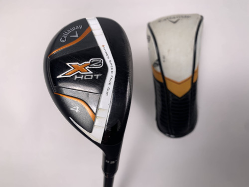 Callaway X2 Hot 4 Hybrid 22* 60g Regular Graphite Mens RH HC, 1 of 12 Callaway X2 Hot 4 Hybrid 22* 60g Regular Graphite Mens RH HC, 1 of 12