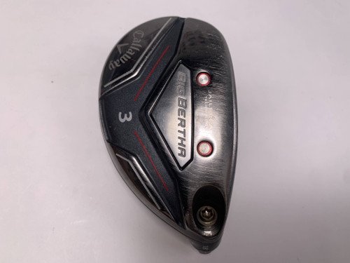 Callaway Big Bertha 2019 3 Hybrid 18* HEAD ONLY Mens RH, 1 of 12 Callaway Big Bertha 2019 3 Hybrid 18* HEAD ONLY Mens RH, 1 of 12