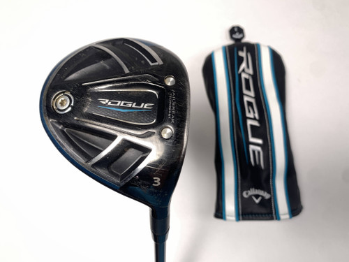 Callaway Rogue 3 Fairway Wood 15* Aldila Synergy 60g Stiff Graphite Mens RH HC, 1 of 12