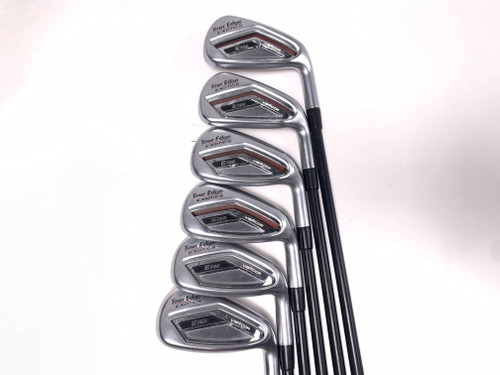 Tour Edge Exotics E722 Iron Set 6-PW+GW KBS Tour Graphite Iron 60 Mens RH, 1 of 12