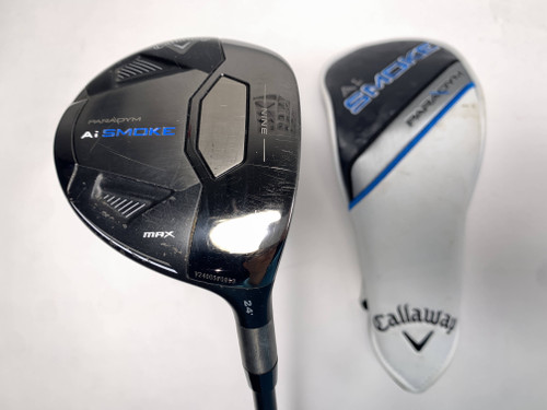 Callaway Paradym Ai Smoke Max 9 Fairway Wood 24* Tensei Blue AV Xlink Reg RH HC, 1 of 12