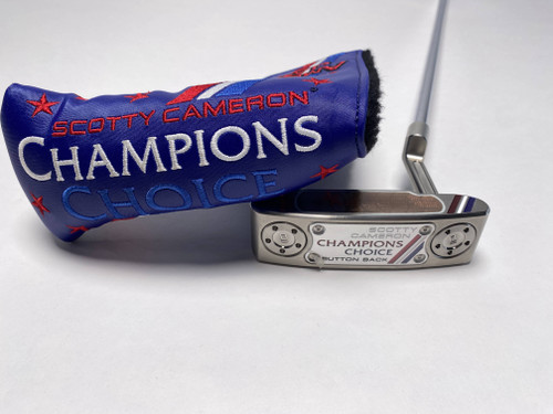 Scotty Cameron Champions Choice Button Back Newport Plus Putter 35" Mens RH HC, 1 of 12