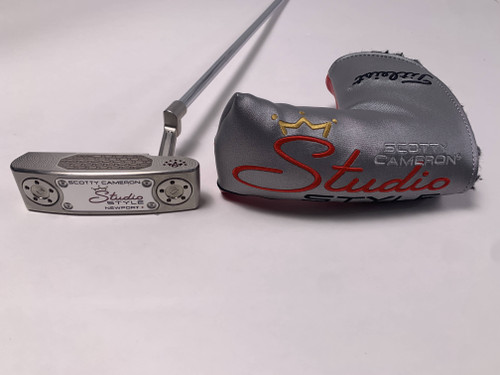 Scotty Cameron Studio Style Newport Plus 2025 Putter 35" Mens RH HC NEW, 1 of 12
