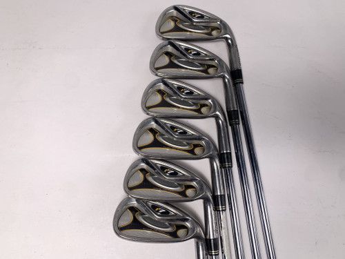 TaylorMade R7 Iron Set 4-PW T-Step 90 Stiff Steel Mens RH- No 8i, 1 of 12
