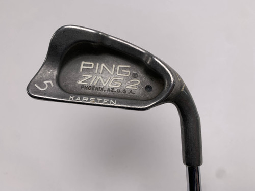 Ping Zing 2 Single 5 Iron Black Dot Karsten JZ Regular Steel Mens RH, 1 of 12