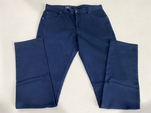 Johnnie-O Terry 5 Pocket Men's Pants Size 32x34 Navy NWT, 1 of 12