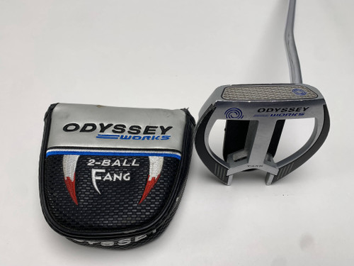Odyssey Works Versa Tank 2-Ball Fang Putter 33" Superstroke Pistol 1.0 RH HC, 1 of 12